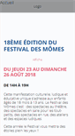 Mobile Screenshot of festivaldesmomes.fr